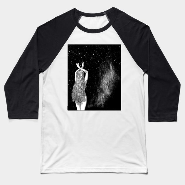 asc 604_aftel_L'invocation à Vénus (Venus under the sky) Baseball T-Shirt by apolloniasaintclair